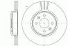 Диск тормозной передний Рено Кенго 1997-2008 4x4 (280x24мм) | ROADHOUSE  6583.10 (Испания)