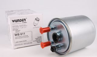 Фильтр топливный Рено Кенго 1.5dCi (с отверстием под датчик уровня воды) | WUNDER WB-811 (Турция)